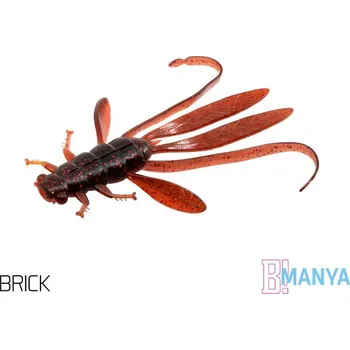 Umělá nástraha Delphin gumová nástraha Nymfa Manya UVs 10.5cm / 5ks Barva: Brick