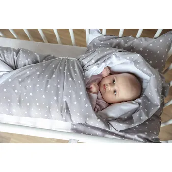 Zavinovačka Eva Kiedroňová SET 4v1 - Maxi Dráček - Vintage holubí šeď + Zdarma webinář - Mít peřinku není všechno