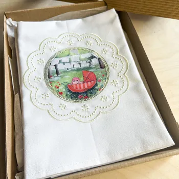 Utěrka Utěrka dárková - Kočárek