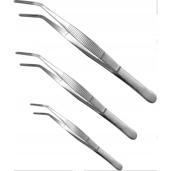 Kuchyňské kleště Nerezová Ocel na Zeleniny a Maso, Sada 3 ks 20, 25, 30 cm