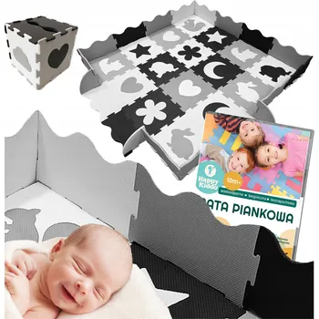 VELKÁ Pěnová podložka kojec na podlahu pěnové puzzle pro děti, vzdělávací