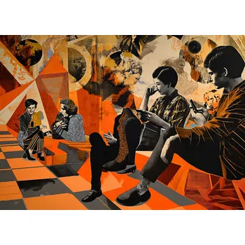 Plakát Plakát Prostor pro dialog bez rámu 35 x 25 cm