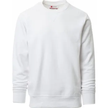 Pánská mikina Payperwear Pánská mikina Orlando s v-prošíváním pod krkem Barva: Bílá, Velikost: S