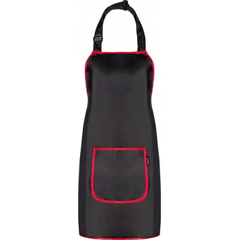 Kuchyňská zástěra Zástěra Sublix černá, univerzální velikost