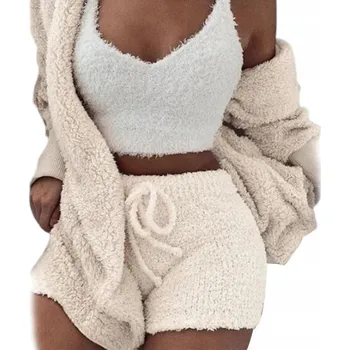 Dámské pyžamo Dámské pyžamo D-look polyester bílé, velikost XXL