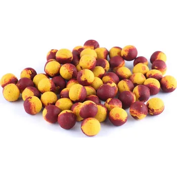 Boilies Krmiva Hulín Boilies HYBRID - PIKANTNÍ JAHODA a BANÁN - Ø 20 mm 140g