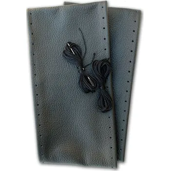 Potah na volant Kožená omotávka volantu 44-46cm – černá