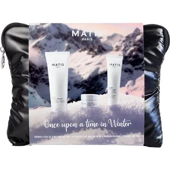 Kosmetická sada Matis Réponse Délicate Cold Set - Ochranný klimatický krém do nevlídného počasí 50 ml + balzám na rty 8 g + vyživující tělový krém 30 ml Dárková sada