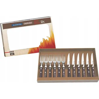 Příbor TRAMONTINA 12dílná sada steakových příborů Spanish POLYWOOD