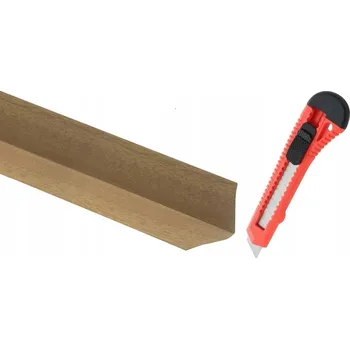 soklová lišta Lišta Cezar PVC 24 x 28, délka 1500 cm, buk