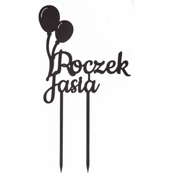 Jedlá dekorace na dort OZDOBA zápich do dortu NAROZENINÁM, na dort OZDOBY, JMÉNO