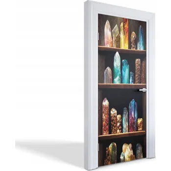 Fototapeta Ochranná Fólie na dveře s ozdobným potiskem Kolekce Krystaly 85x205 cm