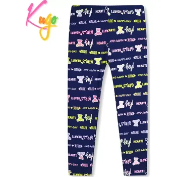 Dětské legíny KUGO SL0390 modré vel.104