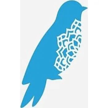 Plastová šablona, PTÁČEK 9, 15x15 cm, 1 kus