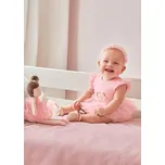 Mayoral dívčí body, šatičky 1732, 1756 růžový barva: bílá, Rozměr: 12 měsíců, 80 cm