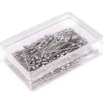 Nástroj na niť a příze Špendlíky délka 25 mm 12 g Varianta: nikl, Balení: 1 krab.