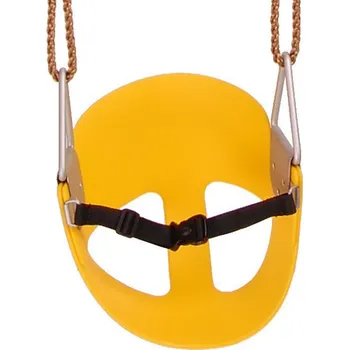 Dětská houpačka JustFun závěsná houpačka Baby Seat žlutá