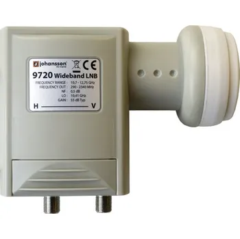 Satelitní konvertor Satelitní širokopásmový konvertor LNB Johansson 9720