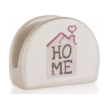 Dóza na potraviny Ubrousek Banquet Sweet Home keramika bílá, šedá 1 ks