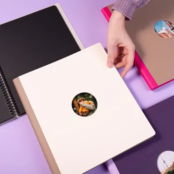 Fotoalbum Hnědo-růžové fotoalbum na výšku