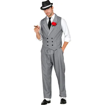 Karnevalový kostým Widmann 1025 pánský kostým Gangster