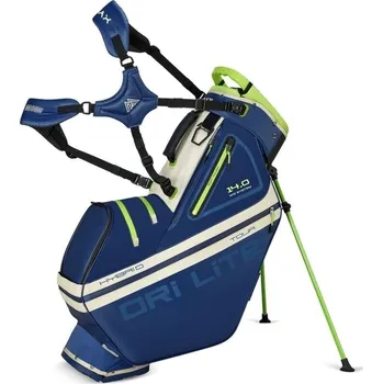 Golfový bag Big Max Dri Lite Hybrid Tour 2 Stand Bag Navy/Lime