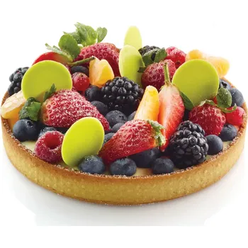 Forma na pečení Formy na tartaletky - TARTE RING RÁFKY KULATÉ pr.15 cm (2 ks) | Silikomart