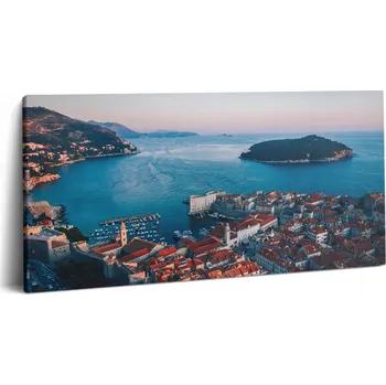 Obraz Obraz Na Plátně Do Kuchyně Připravený k Zavěšení Pohled na Chorvatsko 100x50 cm