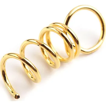 Vánoční dekorace Očko na polystyrenové ozdoby 1x3 cm Varianta: 3 zlatá, Balení: 100 ks