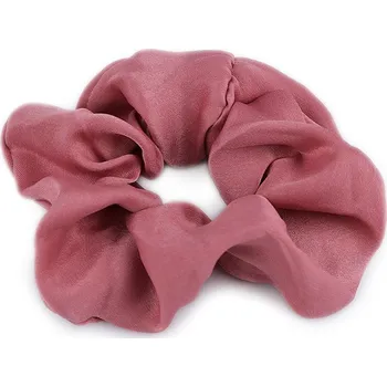 Gumička scrunchie do vlasů Varianta: 2 starorůžová, Balení: 20 ks