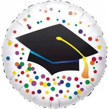 Balónek Fóliové Balónky Amscan promoční čepice 43 cm