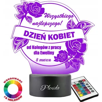 Lampička Plexido vícebarevná Noční lampa