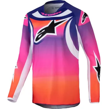Moto dres Motokrosový dres RACER WURX, ALPINESTARS, dětský (multicolor/bílá) 2025