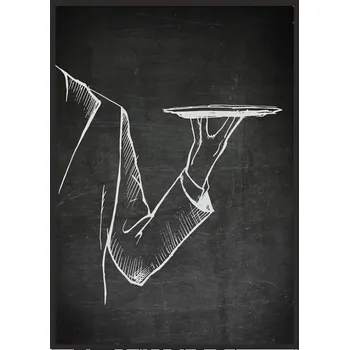 Obraz OBRAZ PLAKÁT V RÁMU 33x43 cm Kuchyně P1799