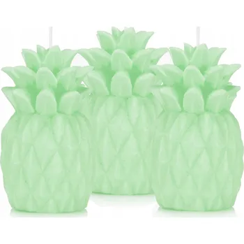 Svíčka Dekorativní parafinová svíčka bez vůně Drobo 3 ks