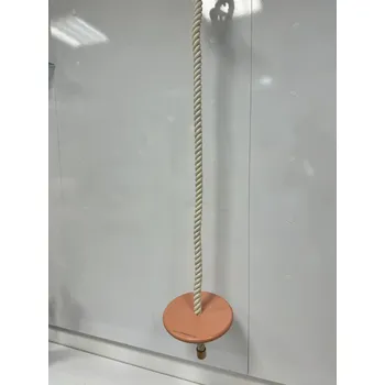 Dětská houpačka Montessori Furniture Dřevěný houpací disk natural INDOOR Pastel