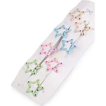 Sponka do vlasů pukačka hvězda Varianta: 4 mix, Balení: 8 ks