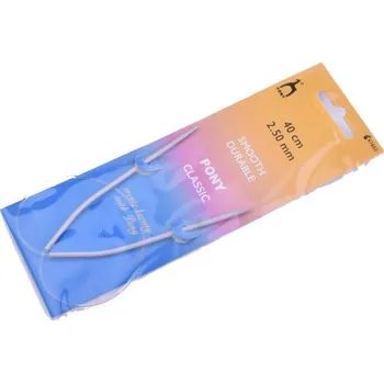 Jehlice Jehlice kulaté PONY 40 cm Velikost: 2,5mm