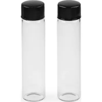 Přívěsek Skleněná lahvička se šroubovacím víčkem 16x68 mm Varianta: transparent, Balení: 12 ks