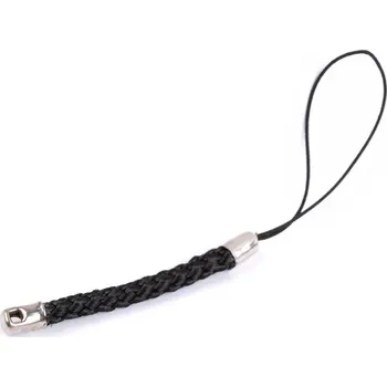 Přívěsek Poutko na výrobu přívěsků a klíčenek, pletené Varianta: 2 černá, Balení: 10 ks