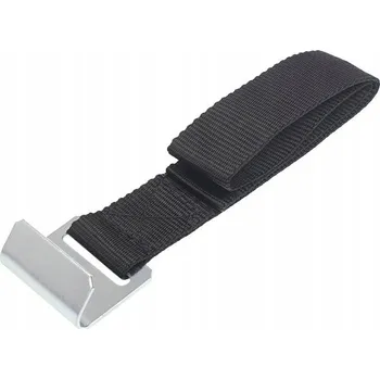 Upínací popruh Popruh s plochým hákem pro napínání záclon a plachet, Pozink, L=650mm, B=45mm