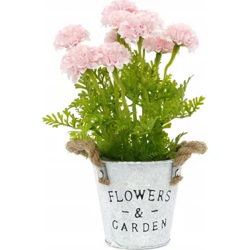 umělá květina UMĚLÉ KVĚTY V KVĚTINÁČI 27 cm RŮZNÉ BARVY