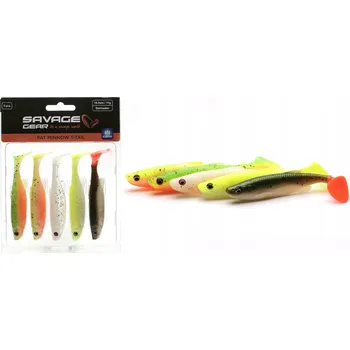 Umělá nástraha Sada gumových nástrah SAVAGE GEAR Fat Minnow T-Tail 13cm 5ks