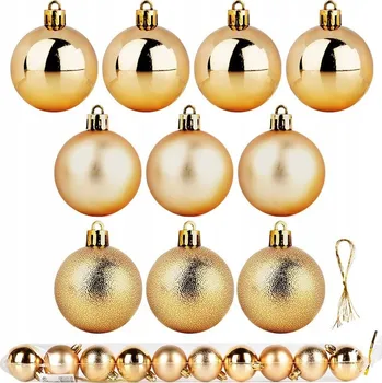 Vánoční dekorace Vánoční koule ozdob 5 cm 10 ks