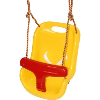 Dětská houpačka JustFun Dětská houpačka Baby Swing Seat žlutá