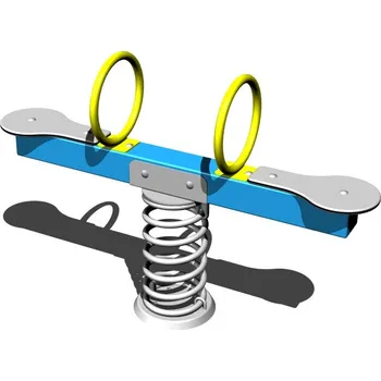 Dětská houpačka Playground System Vahadlová dvojhoupačka na pružině celokovová malá - B