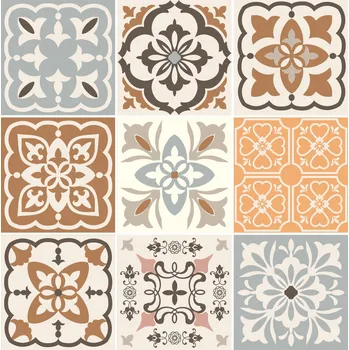 Samolepící dekorace Samolepka na obklady do kuchyně a koupelny – Benátský styl, 10x10 cm