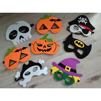 Karnevalová maska 8ks Masek pro děti nejen na Halloween