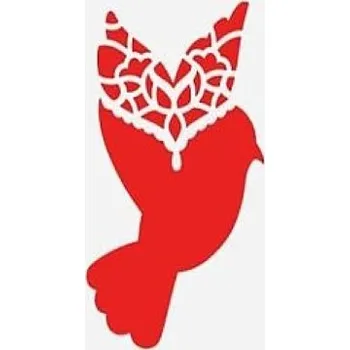 Plastová šablona, PTÁČEK 3, 15x15 cm, 1 kus