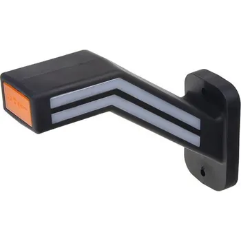 Přídavný světlomet Poziční LED světlo (tykadlo) pro nákladní vozy CARCLEVER pravé červeno-bílo-oranžové TRL190P